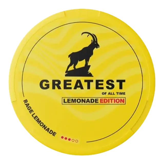 Greatest Rage Lemonade 10mg nicotine pouch can