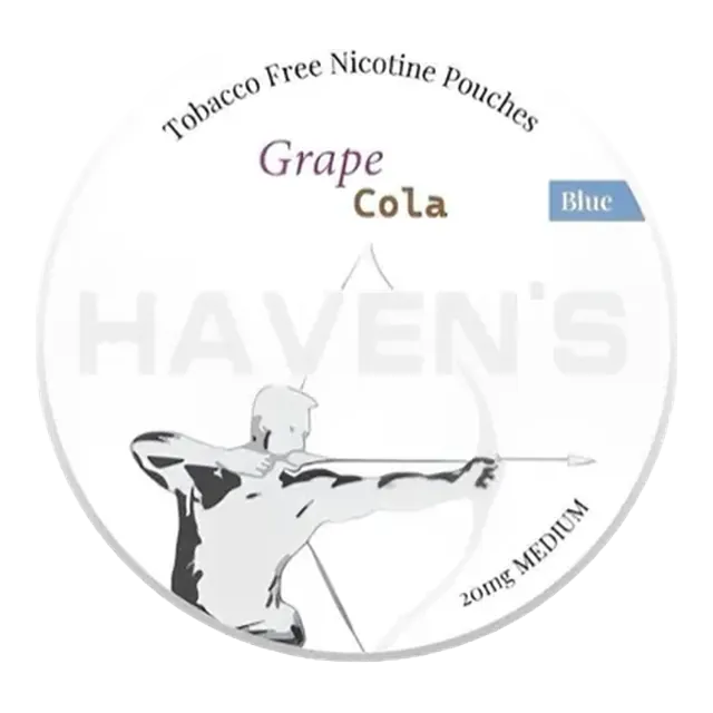 Havens Grape Cola 13mg nicotine pouch can