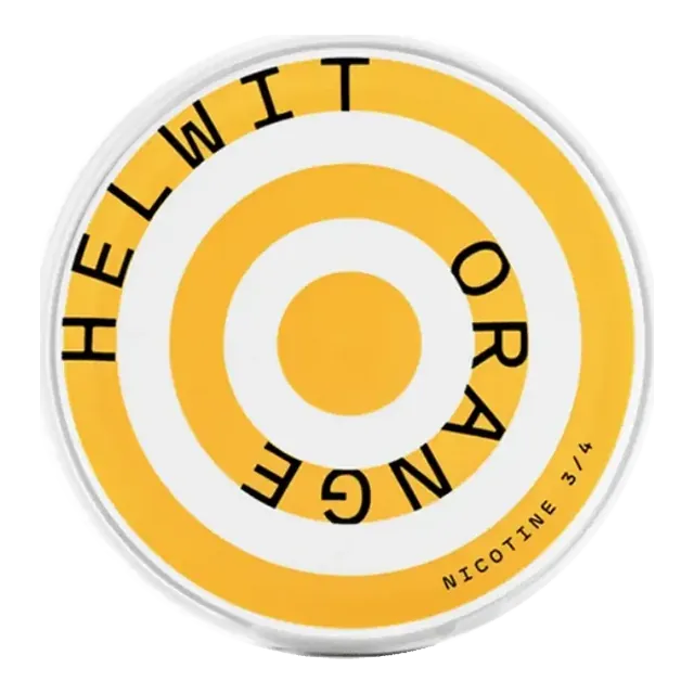 Helwit Orange Strong 4.5mg nicotine pouch can
