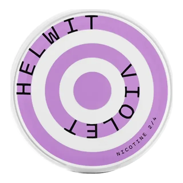 Helwit Violet Slim 3.5mg nicotine pouch can