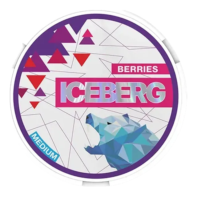 Iceberg Berries 20mg nicotine pouch can