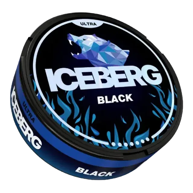Iceberg Black Ultra 56mg nicotine pouch can