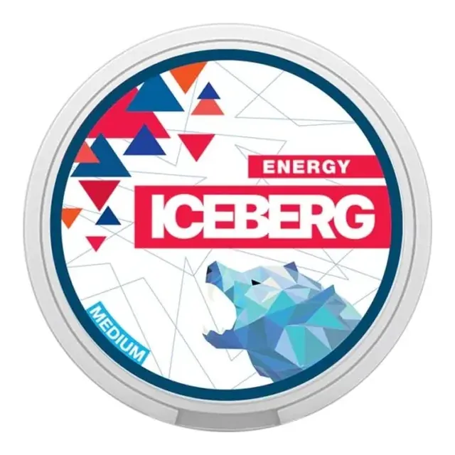 Iceberg Energy 20mg nicotine pouch can