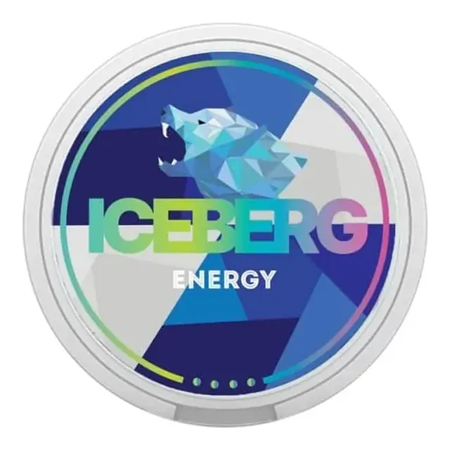 Iceberg Extreme Energy 50mg nicotine pouch can