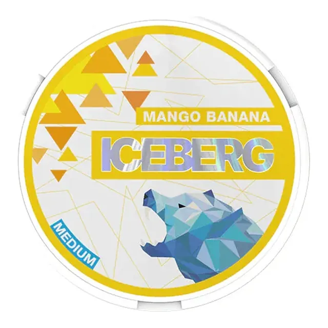 Iceberg Mango Banana 20mg nicotine pouch can