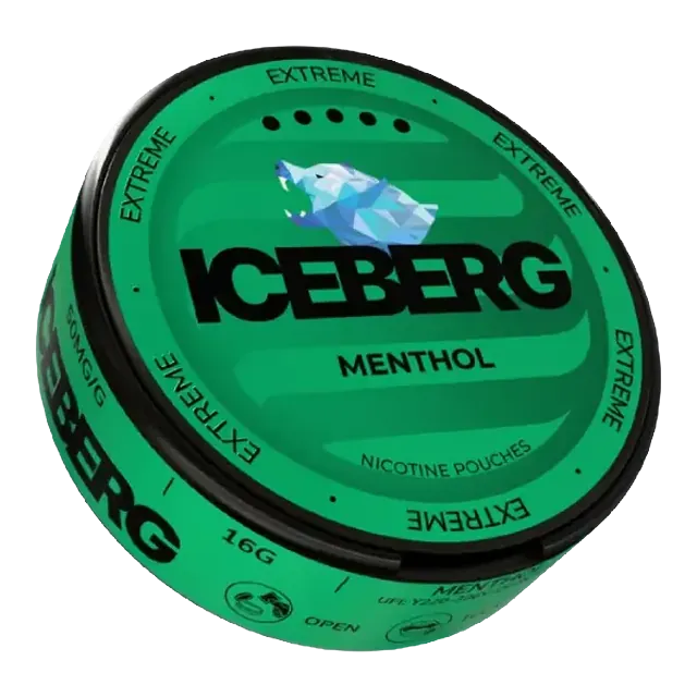 Iceberg Menthol 40mg nicotine pouch can