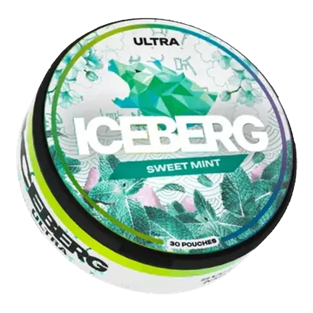 Iceberg Sweet Mint Ultra 50mg nicotine pouch can