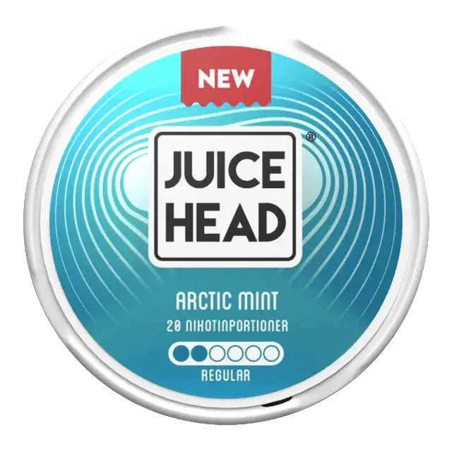 Juice Head Arctic Mint 6mg nicotine pouch can