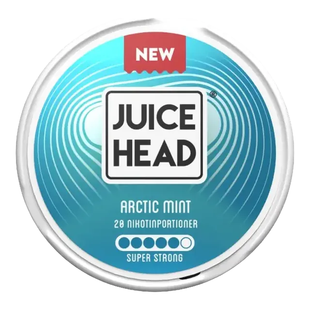 Juice Head Arctic Mint Super Strong 14mg nicotine pouch can