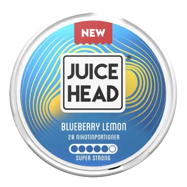 Juice Head Blueberry Lemon Super Strong 14mg nicotine pouch can