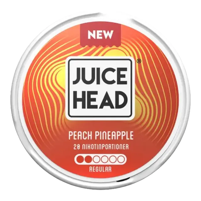 Juice Head Peach Pineapple 6mg nicotine pouch can