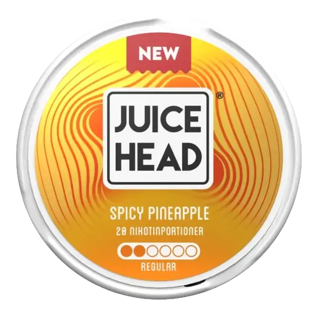 Juice Head Spicy Pineapple 6mg nicotine pouch can