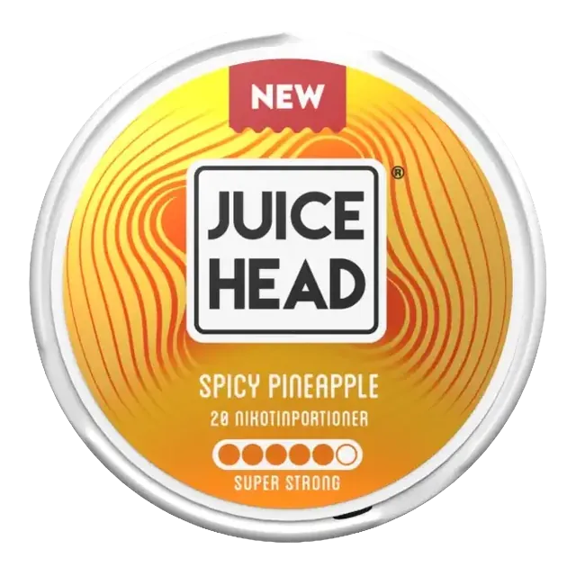 Juice Head Spicy Pineapple Super Strong 14mg nicotine pouch can