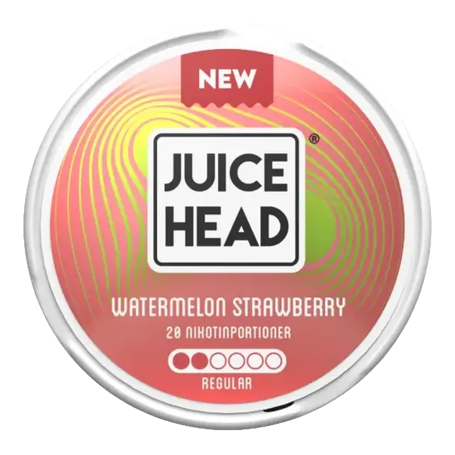 Juice Head Watermelon Strawberry 6mg nicotine pouch can