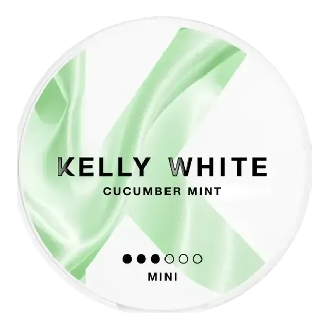 Kelly White Cucumber Mint Mini 5mg nicotine pouch can