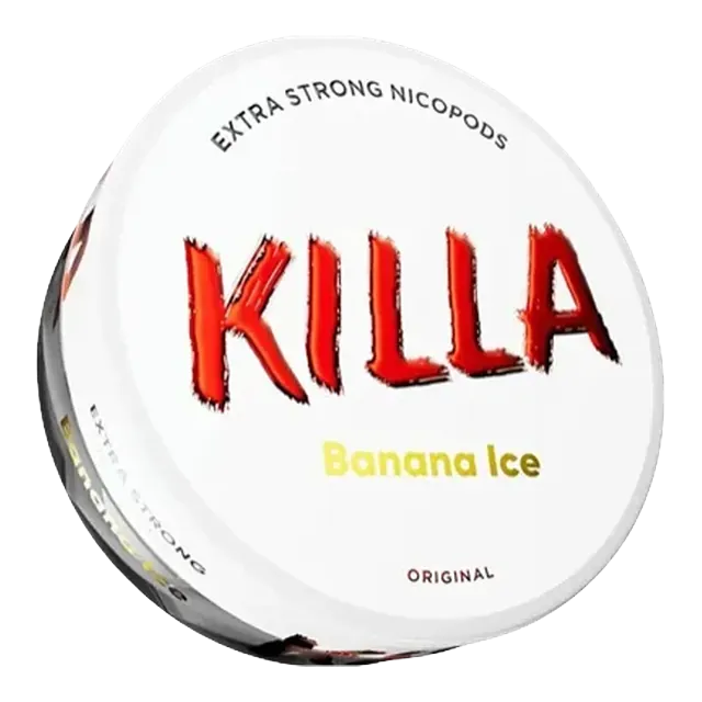 Killa Banana Ice 13.2mg nicotine pouch can