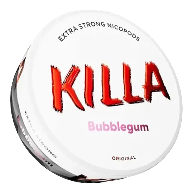 Killa Bubblegum 13.2mg nicotine pouch can