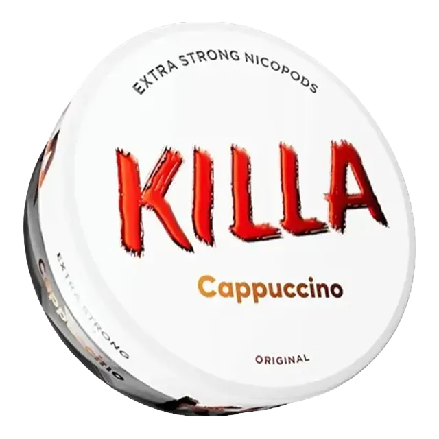 Killa Cappuccino 13.2mg nicotine pouch can