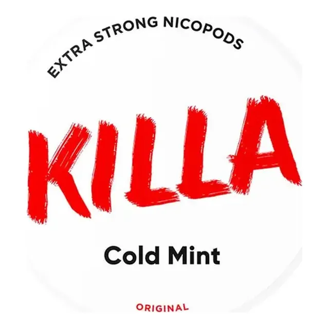 Killa Cold Mint nicotine pouch can