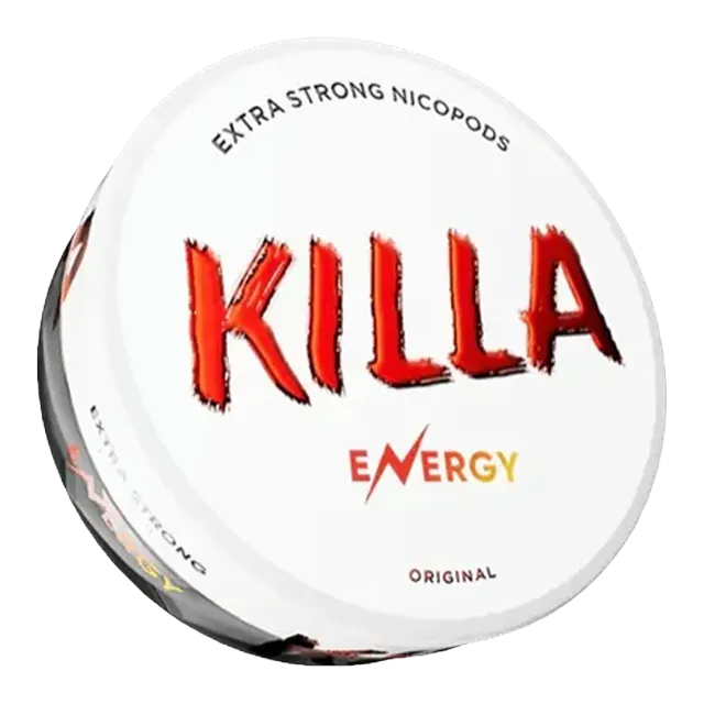 Killa Energy 13.2mg nicotine pouch can