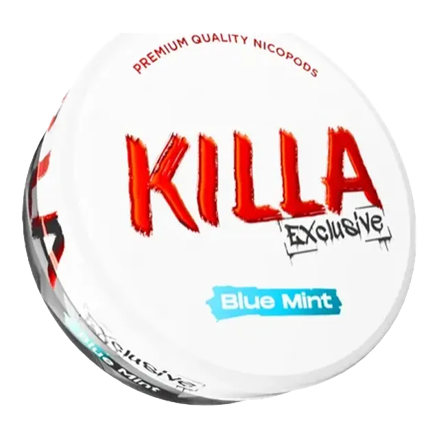 Killa Exclusive Blue Mint 13.2mg nicotine pouch can