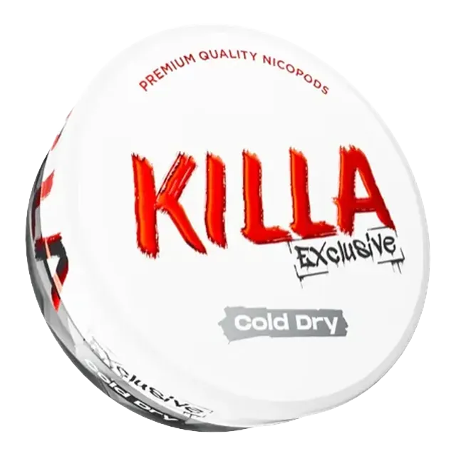 Killa Exclusive Cold Dry 13.2mg nicotine pouch can