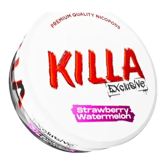 Killa Exclusive Strawberry Watermelon 13.2mg nicotine pouch can