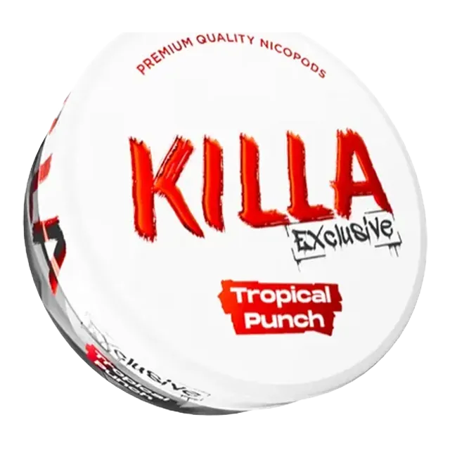 Killa Exclusive Tropical Punch 13.2mg nicotine pouch can