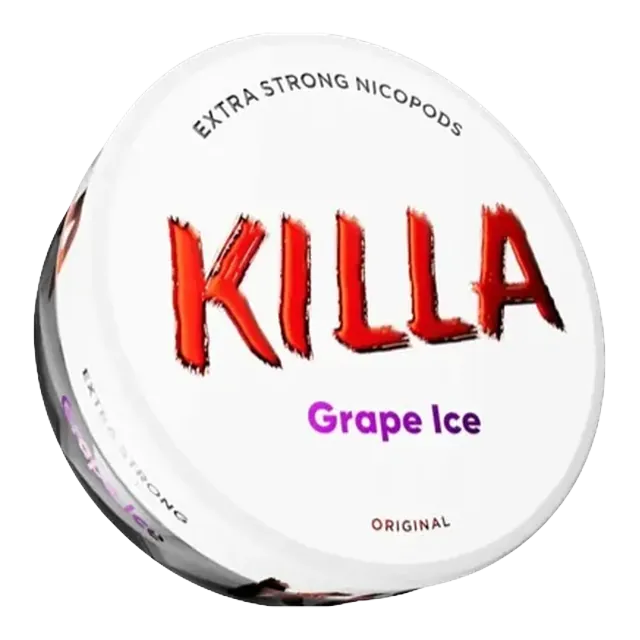 Killa Grape Ice 13.2mg nicotine pouch can