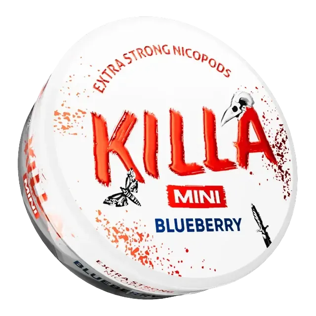 Killa Mini Blueberry nicotine pouch can