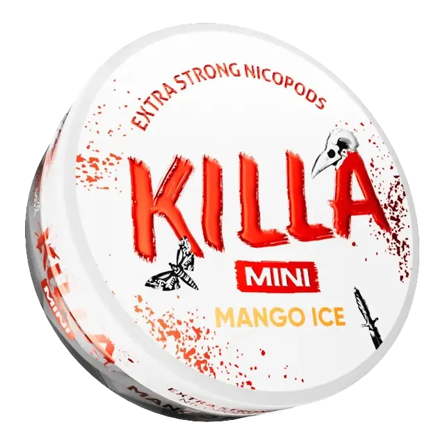 Killa Mini Mango Ice nicotine pouch can