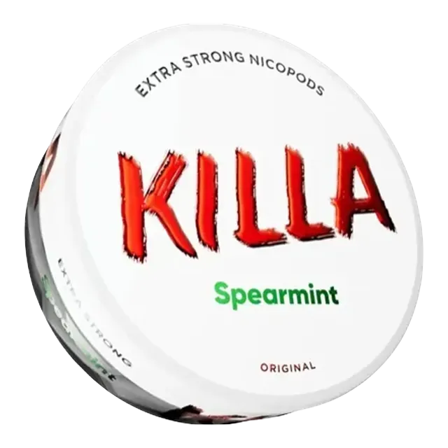Killa Spearmint 13.2mg nicotine pouch can