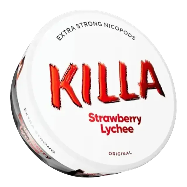 Killa Strawberry Lychee 13.2mg nicotine pouch can