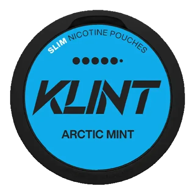 Klint Artic Mint X-strong 14mg nicotine pouch can