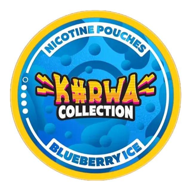 Kurwa Blueberry Ice 12mg nicotine pouch can