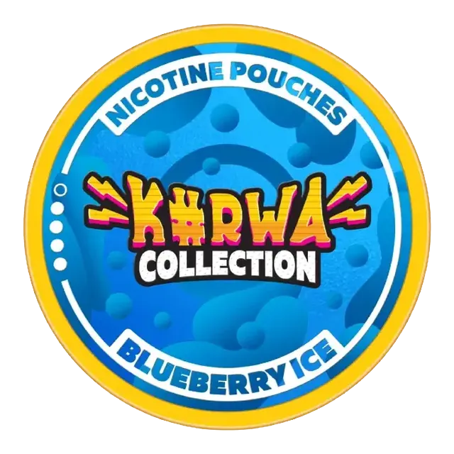 Kurwa Collection Blueberry Ice 12mg nicotine pouch can