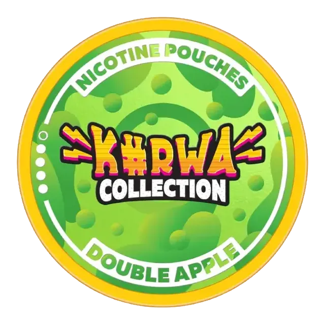 Kurwa Collection Double Apple 12mg nicotine pouch can