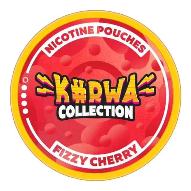 Kurwa Collection Fizzy Cherry 12mg nicotine pouch can