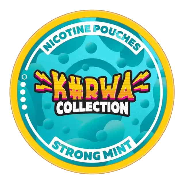 Kurwa Collection Strong Mint 12mg nicotine pouch can