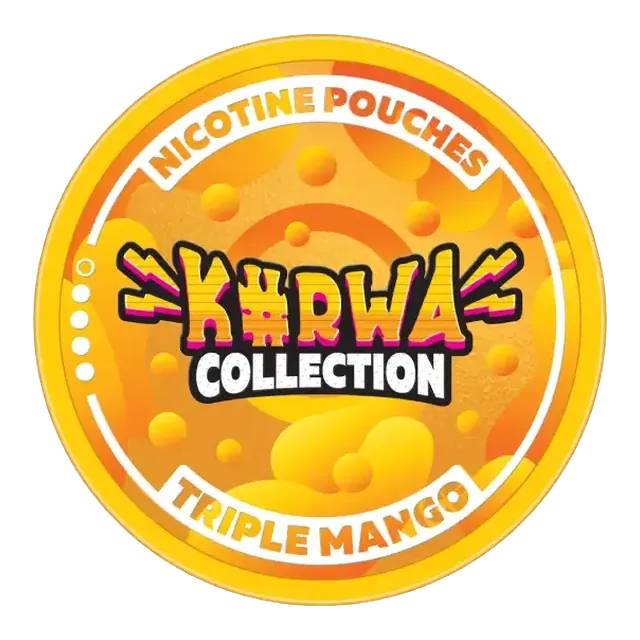 Kurwa Collection Triple Mango 12mg nicotine pouch can