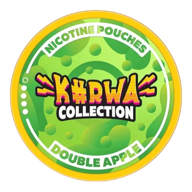 Kurwa Double Apple 12mg nicotine pouch can