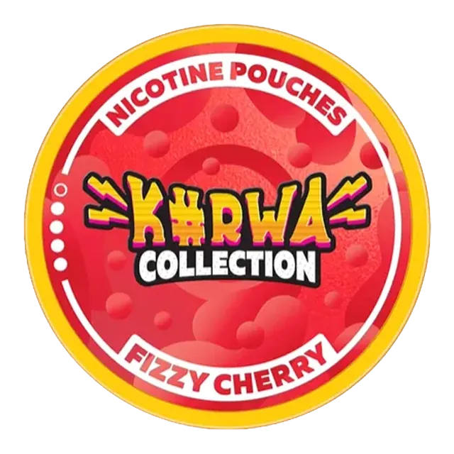 Kurwa Fizzy Cherry 12mg nicotine pouch can