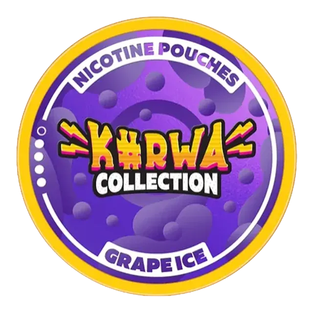 Kurwa Grape Ice 12mg nicotine pouch can
