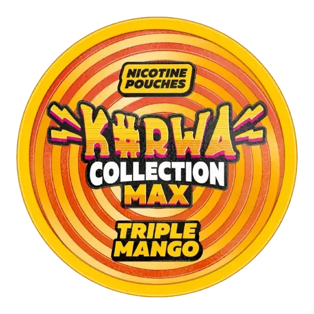 Kurwa Max Triple Mango 43mg nicotine pouch can