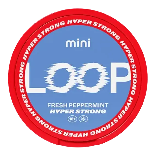 Loop Fresh Peppermint Mini Hyper 10.5mg nicotine pouch can