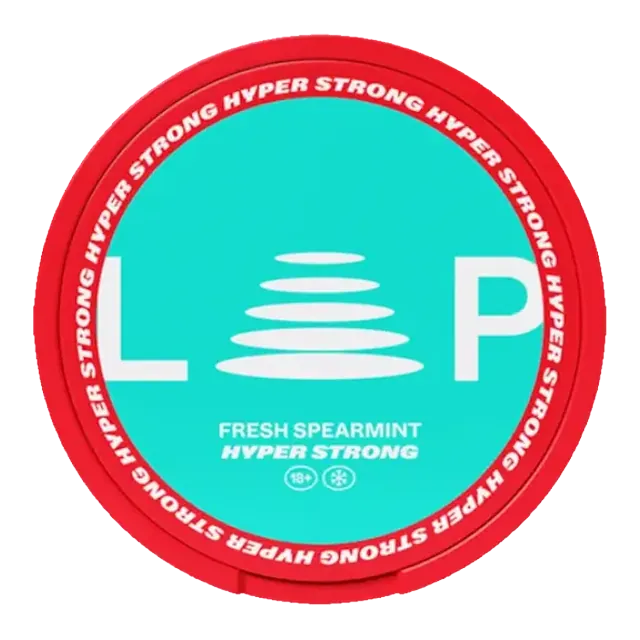 Loop Fresh Spearmint Hyper 15.6mg nicotine pouch can