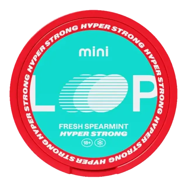 Loop Fresh Spearmint Mini Hyper 11.3mg nicotine pouch can