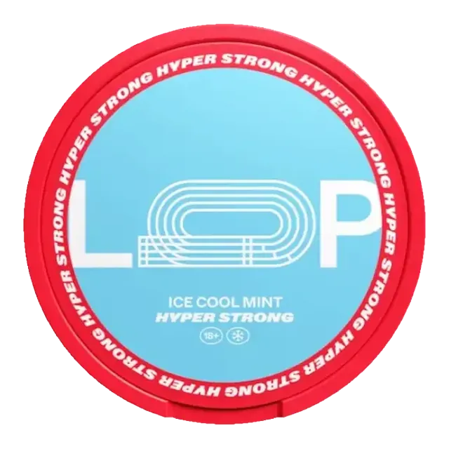 Loop Ice Cool Mint Hyper Strong 14.8mg nicotine pouch can
