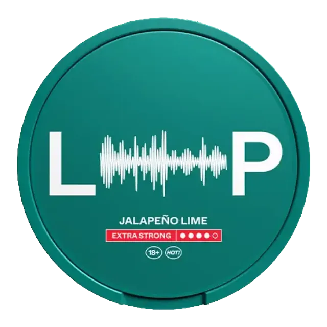 Loop Jalapeno Lime Extra Strong 12.5mg nicotine pouch can