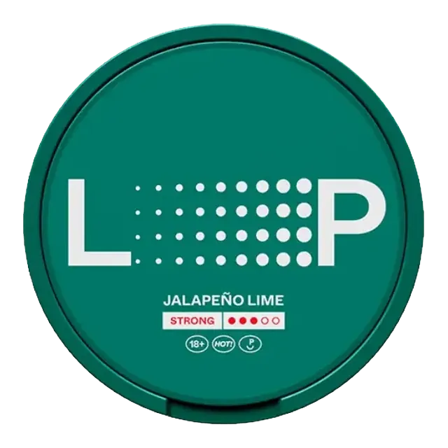 Loop Jalapeno Lime Strong 9.4mg nicotine pouch can